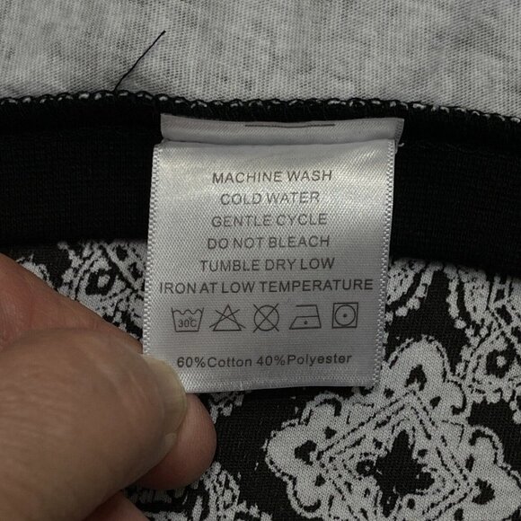 NX3 T-Shirt Side‎ Zips Unisex Sizes AS/AM/AL/ CM/CL/CXL Black & White Print NEW - Picture 7 of 16